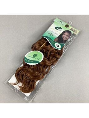 10" Ripple Deep Wave #30 Honey Brown Blended Hair Extensions Track Emotion